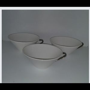 Calvin Klein platinum Swid Powell Tea cups